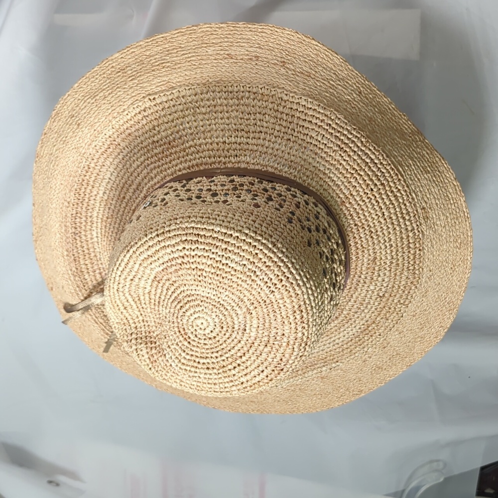 Flora Bella wide brim women straw sun hat - Picture 6 of 9